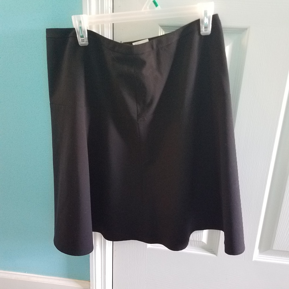 Calvin Klein Black Flare Skirt